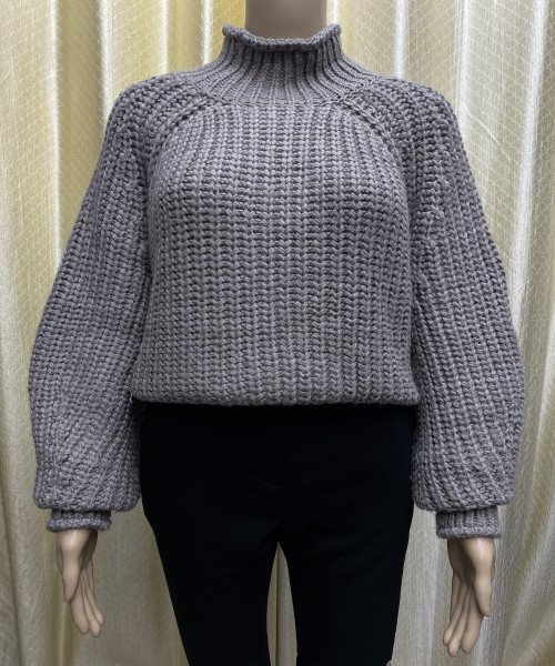 Brown Knitted Sweater