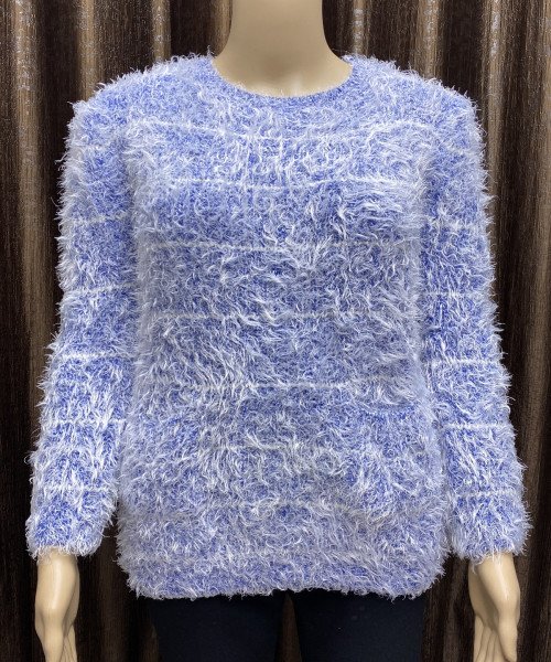 Blue Fur Pullover