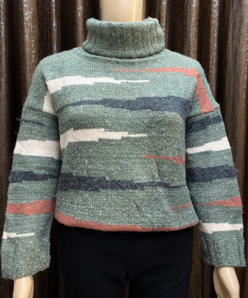 High Neck Winter  Pullover