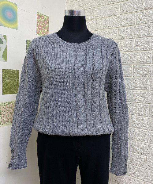 Grey Winter Pullover