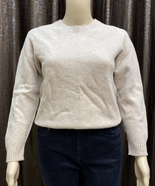 Latte Brown Knitted Pullover