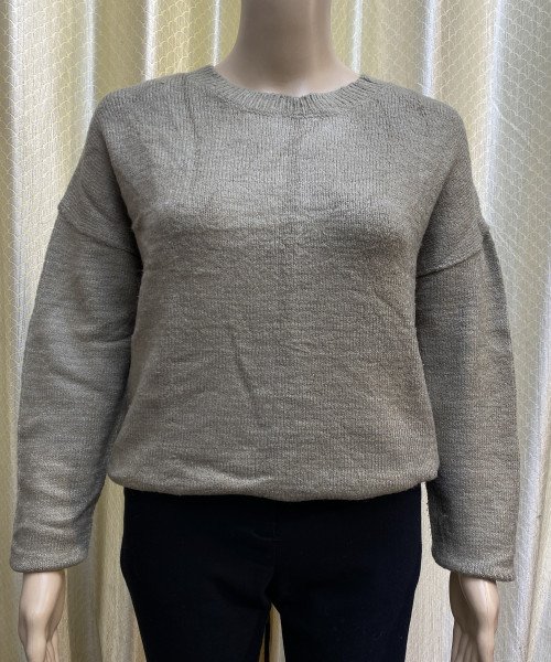 Dark Grey Knit Pullover