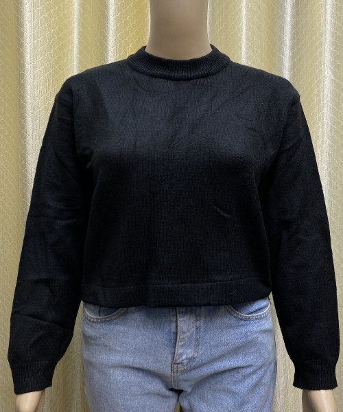 Black Turtle Neck Pre Winter Knitted Top