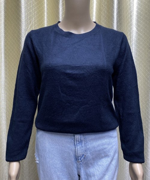 Navy Blue Pre Winter Knit Top