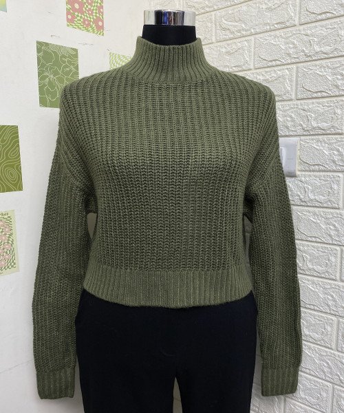 Turtle Neck Knit  Pullover