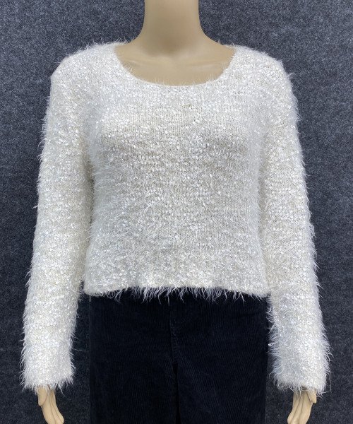 Round  Neck  Winter Fur Pullover