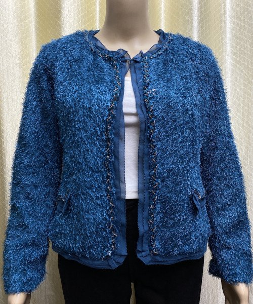 Blue Winter Shrug