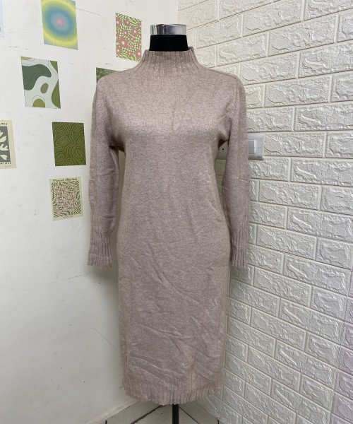 Light Brown Winter Dress