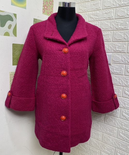 Pink  Winter Blazer