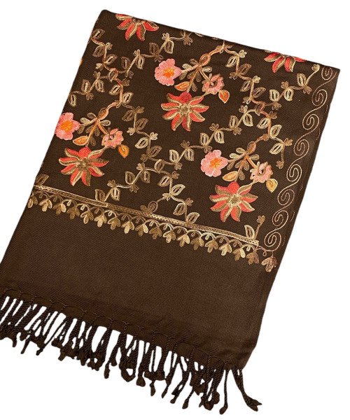 Brown Winter Shawl For Women