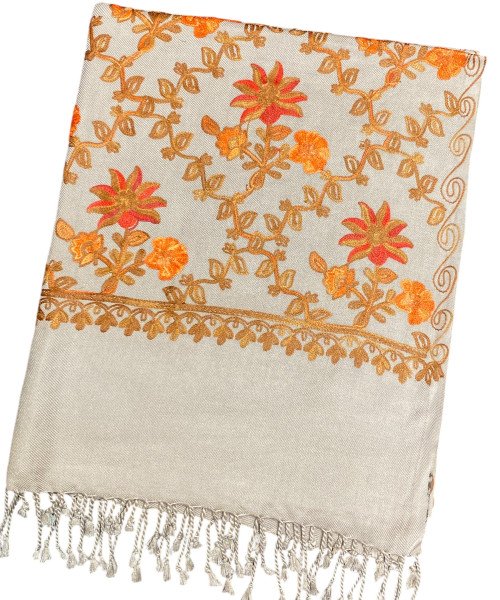 Light Brown Winter Shawl For Women