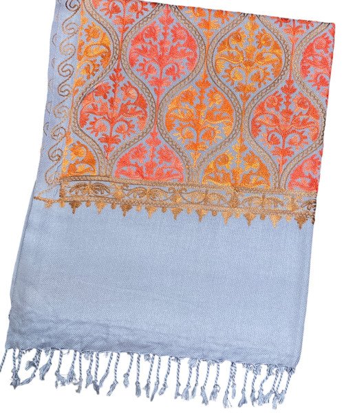 Sky Blue Winter Shawl For Women