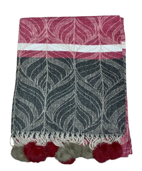 Pink Winter Stole For Women