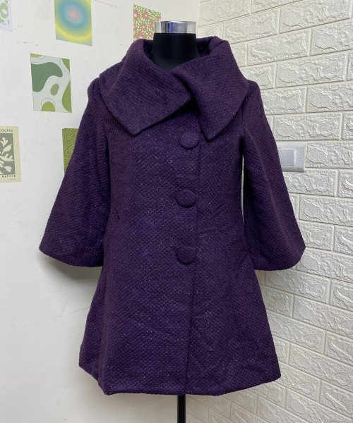 Purple  Winter Blazer