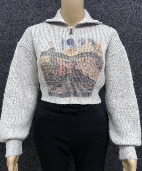 Crop Winter Pullover