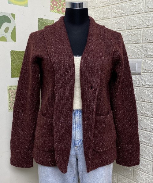 Maroon Winter Shrugs