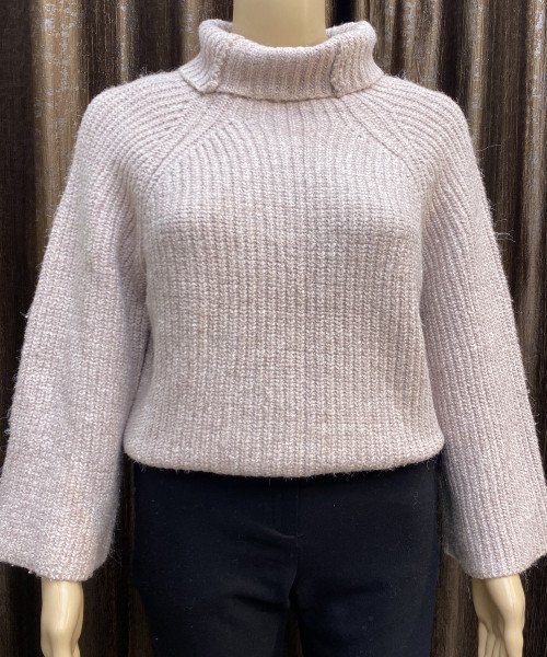 High  Neck  Winter Knit Pullover