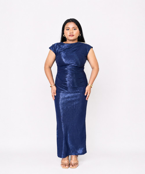 Blue Shimmer Dress